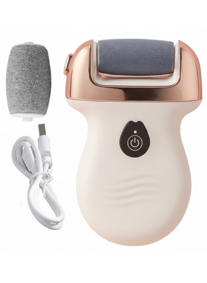 مبرد قدم كهربائي احترافي قابل لإعادة الشحن – جهاز إزالة الجلد الميت والكالوس وتشقق الكعبين – مبرد أقدام لاسلكي بـ 3 سرعات ورأسين صنفرة ناعم وخشن – عناية متكاملة بالقدمين من المنزل بنتائج فورية ونعومة فائقة – Electric Foot Grinder Professional Pedicure Tool - Image 1